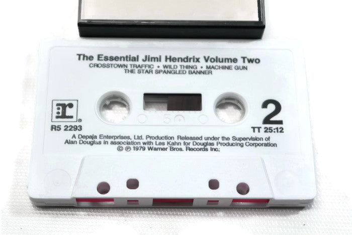 JIMI HENDRIX - Vintage Cassette Tape - THE ESSENTIAL JIMI HENDRIX VOLUME 2 The Vintedge Co.