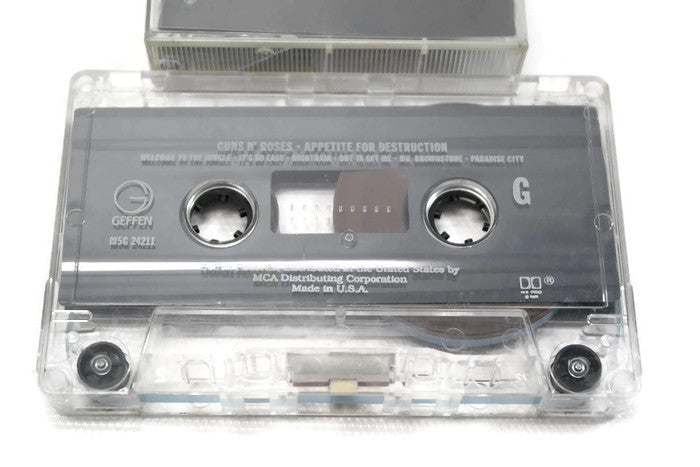 GUNS N' ROSES - Vintage Cassette Tape - APPETITE FOR DESTRUCTION The Vintedge Co.