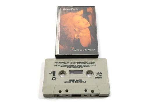 TEENA MARIE - Vintage Cassette Tape - NAKED TO THE WORLD The Vintedge Co.