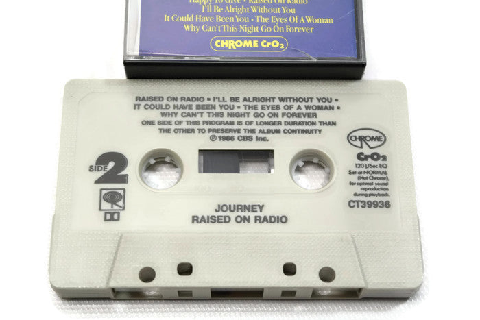 JOURNEY - Vintage Cassette Tape - RAISED ON RADIO The Vintedge Co.