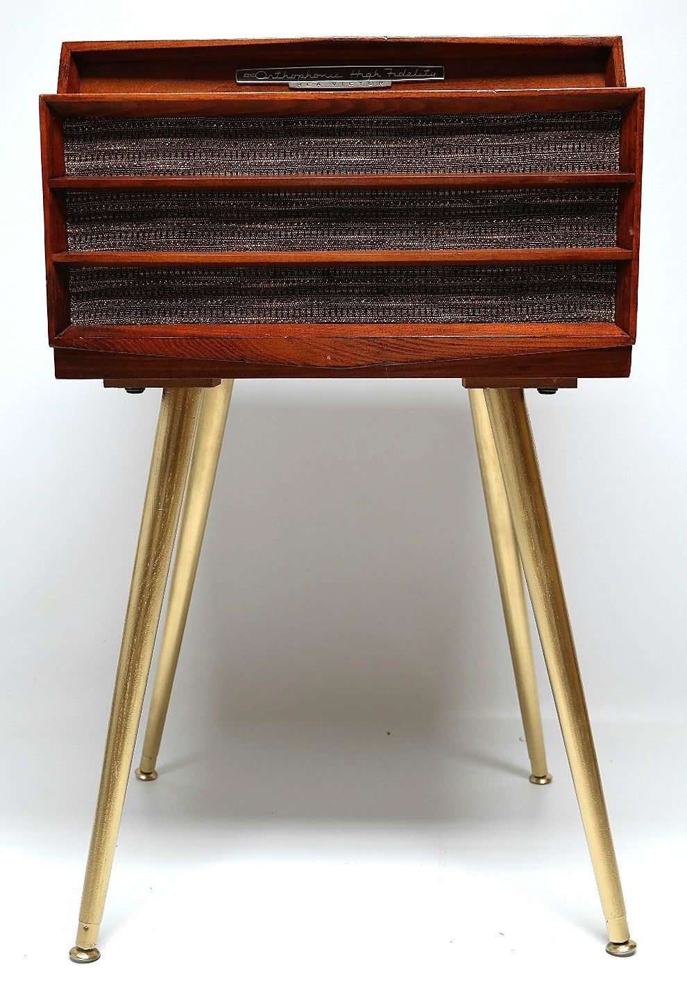 Mid Century Modern Stereo RCA Orthophonic Record Changer - Bluetooth - Tube Amplifer The Vintedge Co.