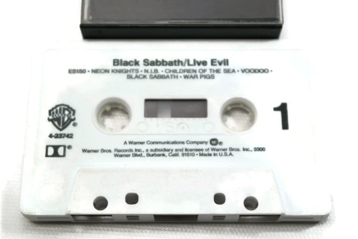 BLACK SABBATH - Vintage Cassette Tape - BLACK SABBATH The Vintedge Co.