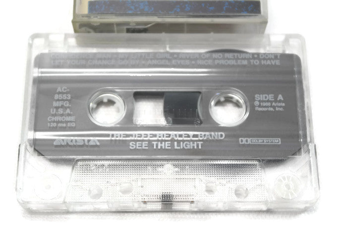 THE JEFF HEALEY BAND - Vintage Cassette Tape - SEE THE LIGHT The Vintedge Co.