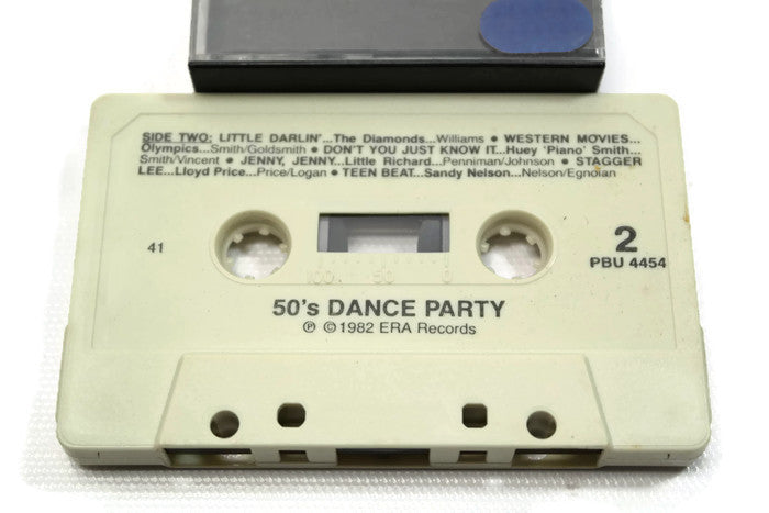 VARIOUS ARTISTS - Vintage Cassette Tape - 50'S DANCE PARTY The Vintedge Co.
