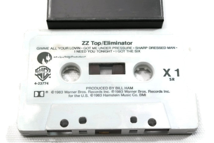 ZZ TOP - Vintage Cassette Tape - ELIMINATOR The Vintedge Co.