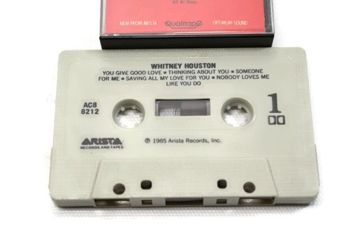 WHITNEY HOUSTON - Vintage Cassette Tape - WHITNEY HOUSTON The Vintedge Co.
