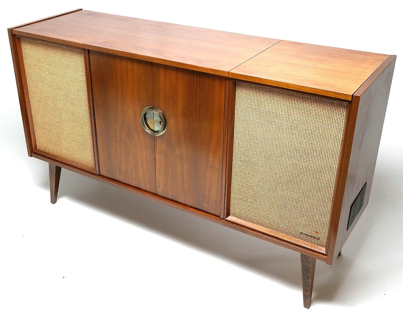 Mid Century Blaupunkt Stereo Console Record Changer - Bluetooth - AM/FM - Record Storage The Vintedge Co.