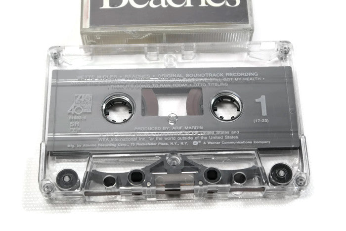BEACHES - Vintage Cassette Tape - ORIGINAL MOTION PICTURE SOUNDTRACK The Vintedge Co.