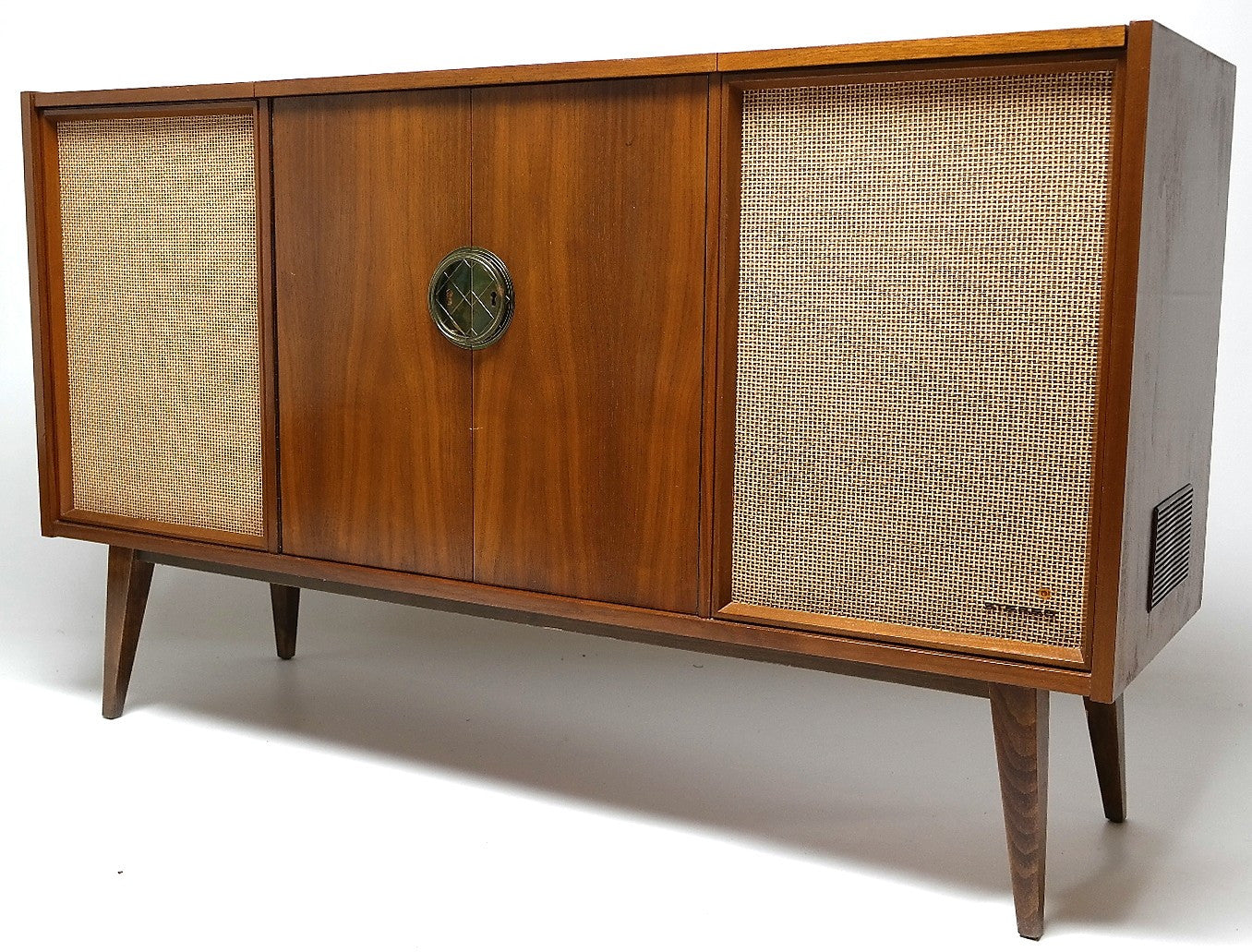 Mid Century Blaupunkt Stereo Console Record Changer - Bluetooth - AM/FM - Record Storage The Vintedge Co.