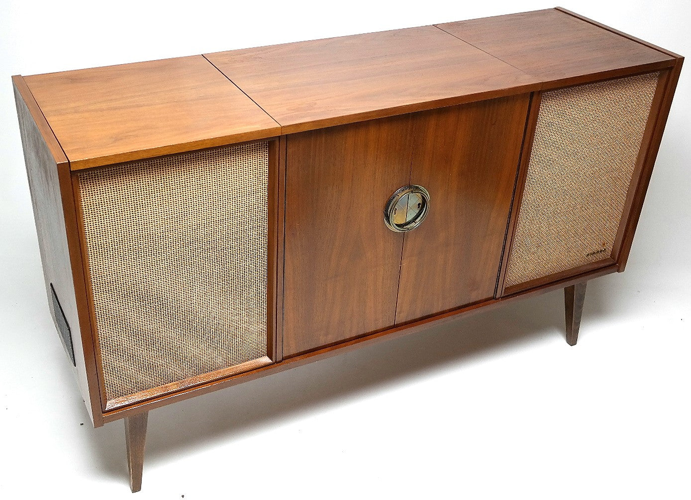 Mid Century Blaupunkt Stereo Console Record Changer - Bluetooth - AM/FM - Record Storage The Vintedge Co.