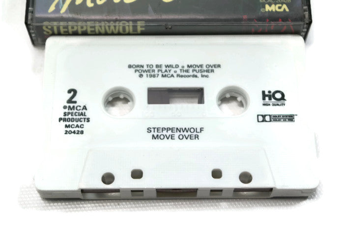 STEPPENWOLF - Vintage Cassette Tape - MOVE OVER The Vintedge Co.