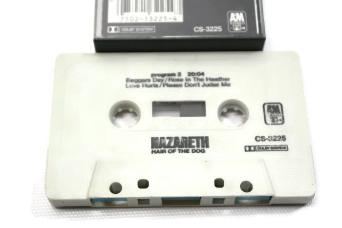 NAZARETH - Vintage Cassette Tape - HAIR OF THE DOG The Vintedge Co.