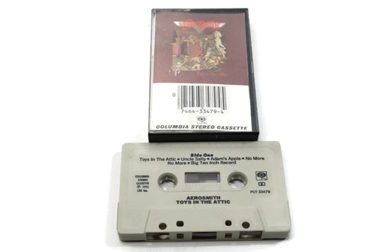 AEROSMITH - Vintage Cassette Tape - TOYS IN THE ATTIC The Vintedge Co.