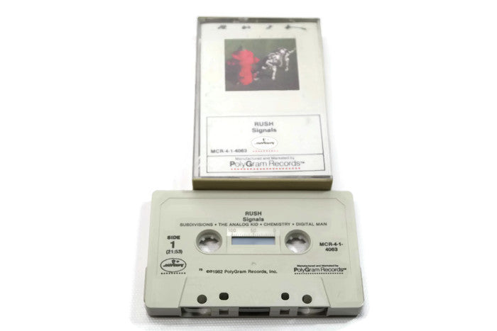 RUSH - Vintage Cassette Tape - SIGNALS The Vintedge Co.