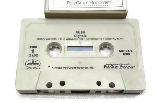 RUSH - Vintage Cassette Tape - SIGNALS The Vintedge Co.