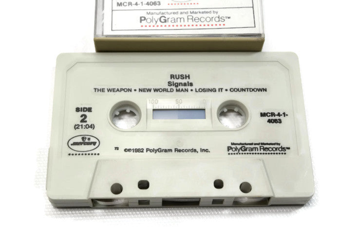 RUSH - Vintage Cassette Tape - SIGNALS The Vintedge Co.