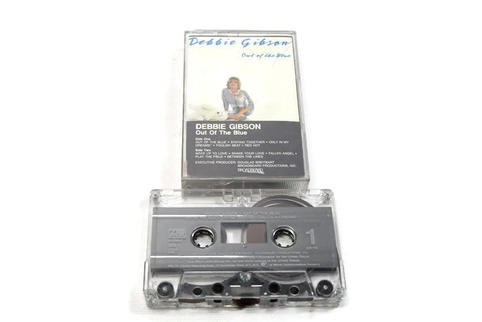 DEBBIE GIBSON - Vintage Cassette Tape - OUT OF THE BLUE The Vintedge Co.