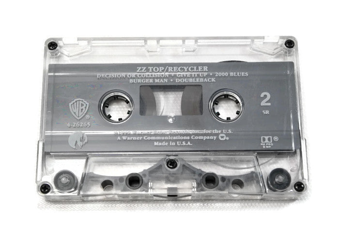 ZZ TOP - Vintage Cassette Tape - RECYCLER The Vintedge Co.