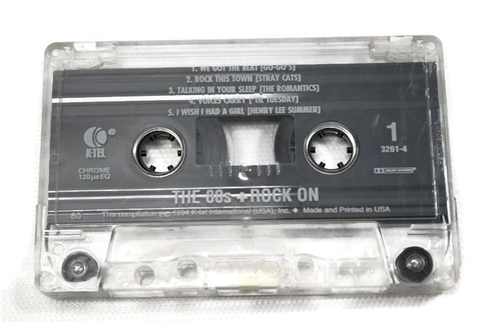 The 80s + - Vintage Cassette Tape - ROCK ON The Vintedge Co.