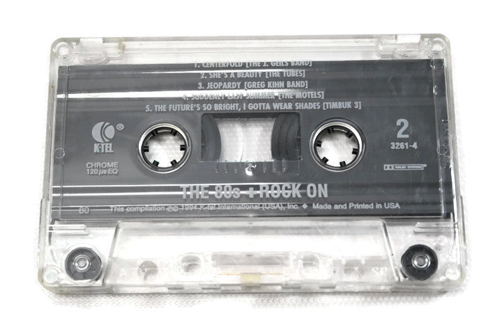 The 80s + - Vintage Cassette Tape - ROCK ON The Vintedge Co.