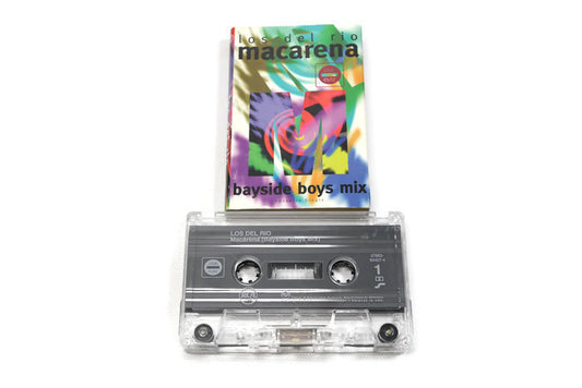 LOS DEL RIO - Vintage Cassette Tape - MACARENA - BAYSIDE BOYS MIX - Cassingle The Vintedge Co.