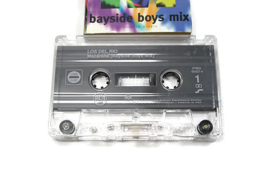 LOS DEL RIO - Vintage Cassette Tape - MACARENA - BAYSIDE BOYS MIX - Cassingle The Vintedge Co.