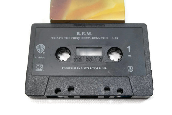 REM - Vintage Cassette Tape - WHAT'S THE FREQUENCY, KENNETH? The Vintedge Co.