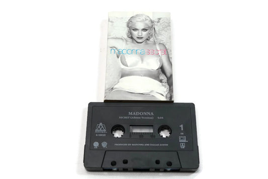 MADONNA - Vintage Cassette Tape - SECRET The Vintedge Co.