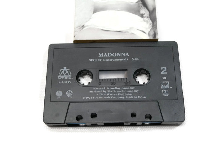 MADONNA - Vintage Cassette Tape - SECRET The Vintedge Co.