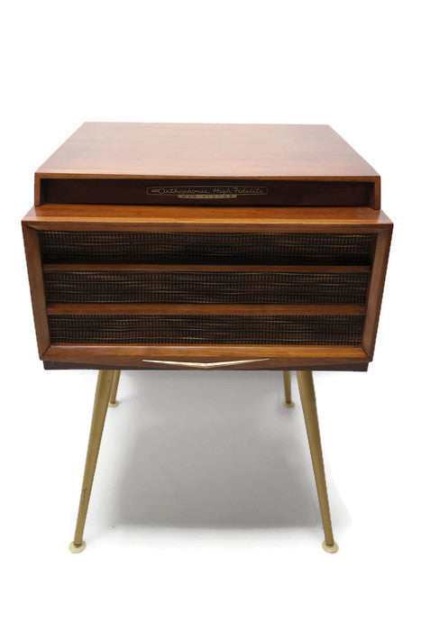 **SOLD OUT** ORTHOPHONIC High Fidelity 4-Speed Record Player Changer Hi-Fi Bluetooth The Vintedge Co.