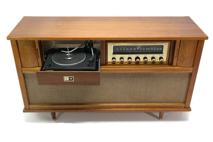 **SOLD OUT** CURTIS MATHES 50s 60s Mid Century Record Player Changer Stereo Console The Vintedge Co.