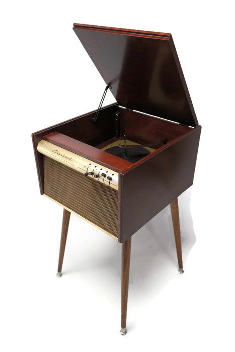 **SOLD OUT**  CAPEHEART 50's Mid Century Record Player Changer High Fidelity Console The Vintedge Co.