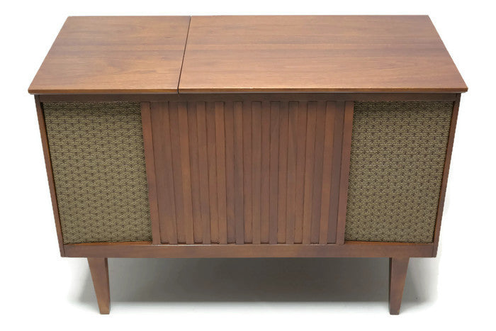 **SOLD OUT** DuMont Petite Mid Century Stereo Console Record Player Changer The Vintedge Co.