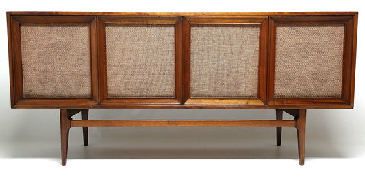 Mid Century Stereo Console  Westinghouse - Bluetooth -  FM Tuner - Record Changer FULLY RESTORED The Vintedge Co.