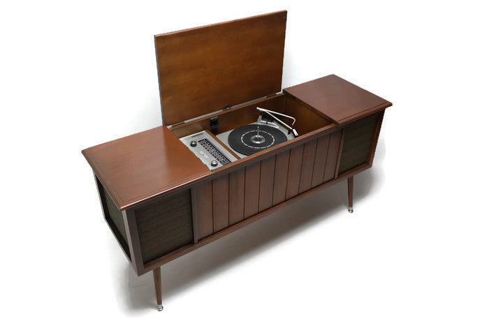 **SOLD OUT** AIRLINE Vintage Mid Century Record Player Changer Stereo Console The Vintedge Co.