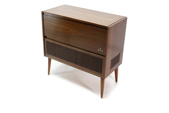 **SOLD OUT** The Vintedge Co™ - TURNTABLE READY SERIES™ - GRUNDIG 50s 60s Modern Turntable Record Player HiFi Console Cabinet The Vintedge Co.