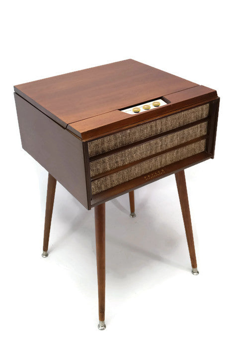**SOLD OUT** PHILCO Mid Century Vintage Hi-Fi Record Player Changer Bluetooth Alexa The Vintedge Co.