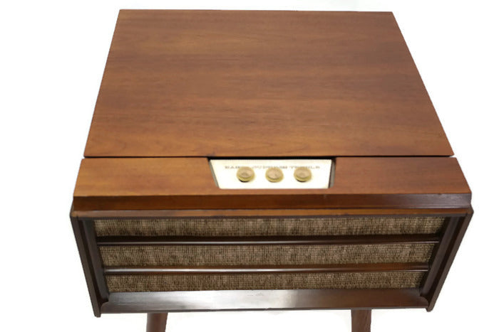 **SOLD OUT** PHILCO Mid Century Vintage Hi-Fi Record Player Changer Bluetooth Alexa The Vintedge Co.