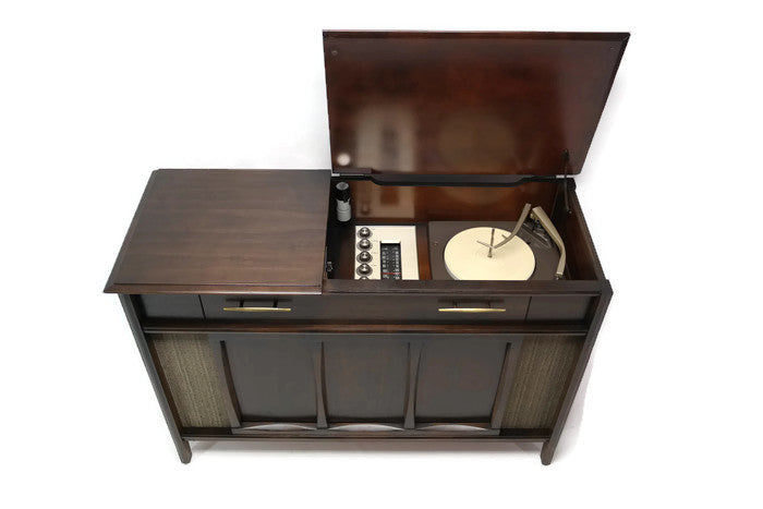 **SOLD OUT** AIRLINE Mid Century Record Player Changer Stereo Console The Vintedge Co.