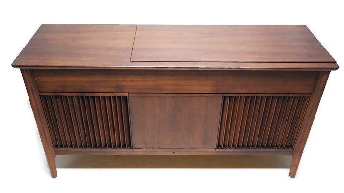 **SOLD OUT** PILOT Mid Century DELUXE Stereo Console Record Player Changer AM FM  - Bluetooth The Vintedge Co.