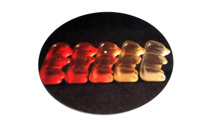 TURNTABLE SLIPMAT - Gummi Bears - DJ - SLIP MAT - Records - Vinyl - Album - Mat The Vintedge Co.