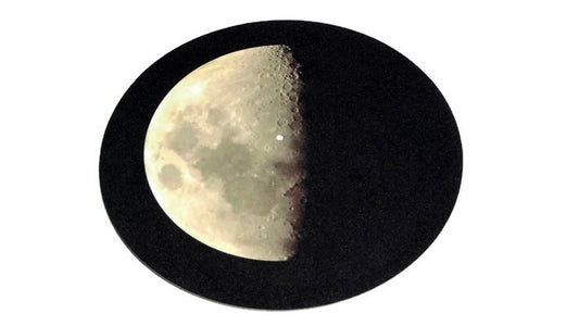TURNTABLE SLIPMAT - Half Moon - DJ - SLIP MAT - Records - Vinyl - Album - Mat The Vintedge Co.