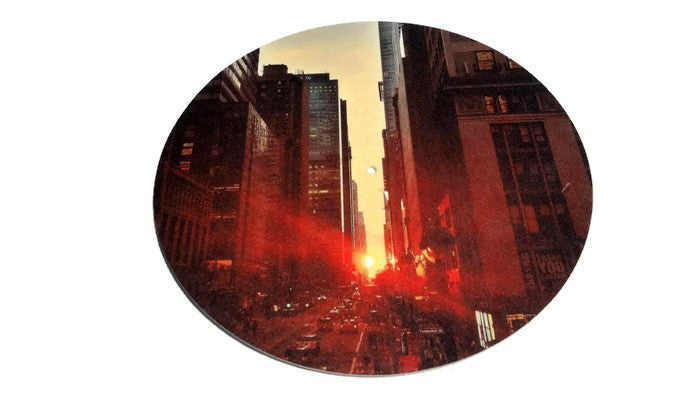 TURNTABLE SLIPMAT - Urban Skyline - DJ - SLIP MAT - Records - Vinyl - Album - Mat The Vintedge Co.