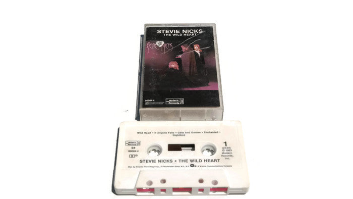 STEVIE NICKS - Vintage Cassette Tape - THE WILD HEART The Vintedge Co.