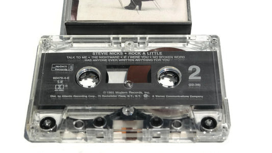 STEVIE NICKS - Vintage Cassette Tape - ROCK A LITTLE The Vintedge Co.