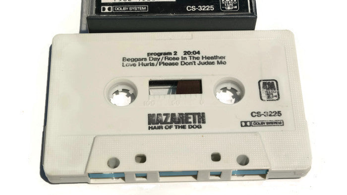 NAZARETH - Vintage Cassette Tape - HAIR OF THE DOG The Vintedge Co.