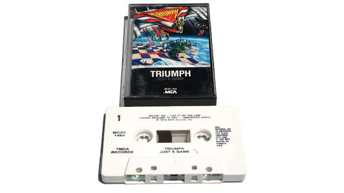 TRIUMPH - Vintage Cassette Tape - JUST A GAME The Vintedge Co.