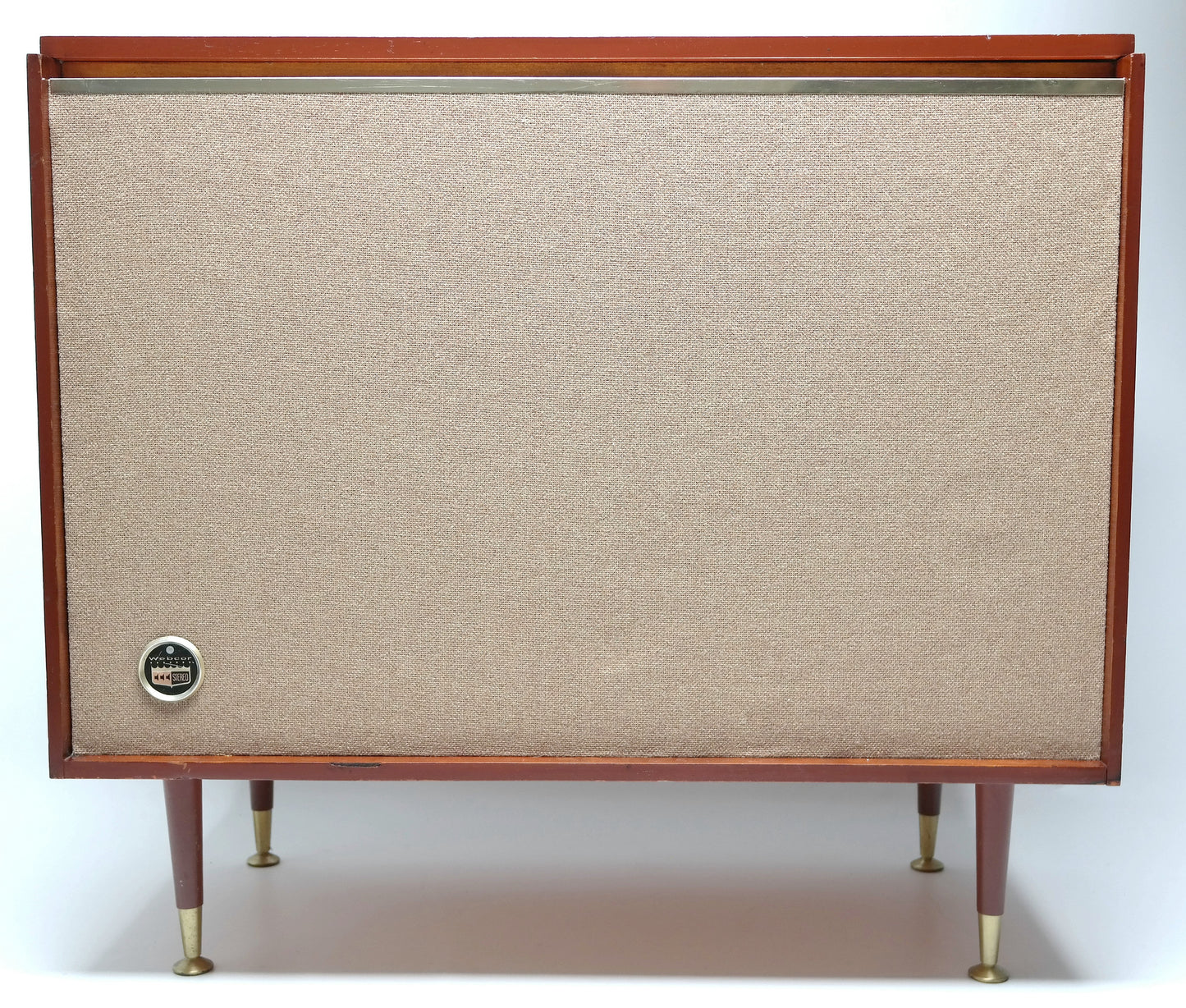 Mid Century Modern STEREO CONSOLE- 50's - Mid Century Webcor Concerto Record Player Changer - Bluetooth - AM FM The Vintedge Co.