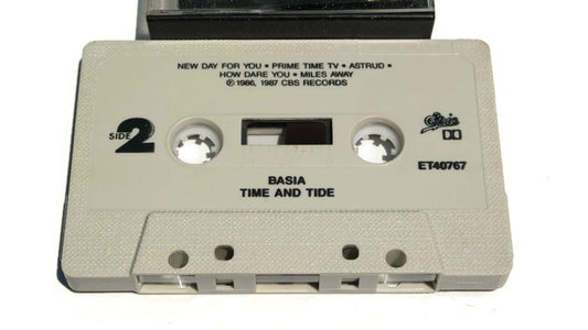 BASIA - Vintage Cassette Tape - TIME AND TIDE The Vintedge Co.
