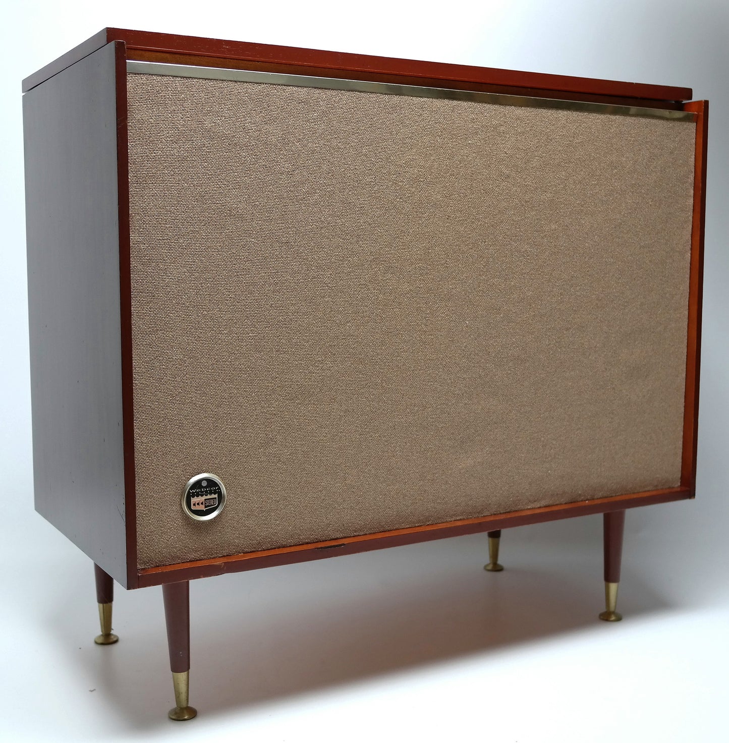 Mid Century Modern STEREO CONSOLE- 50's - Mid Century Webcor Concerto Record Player Changer - Bluetooth - AM FM The Vintedge Co.